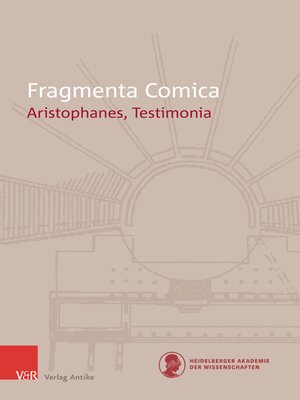 cover image of FrC 10.2 Aristophanes Testimonia